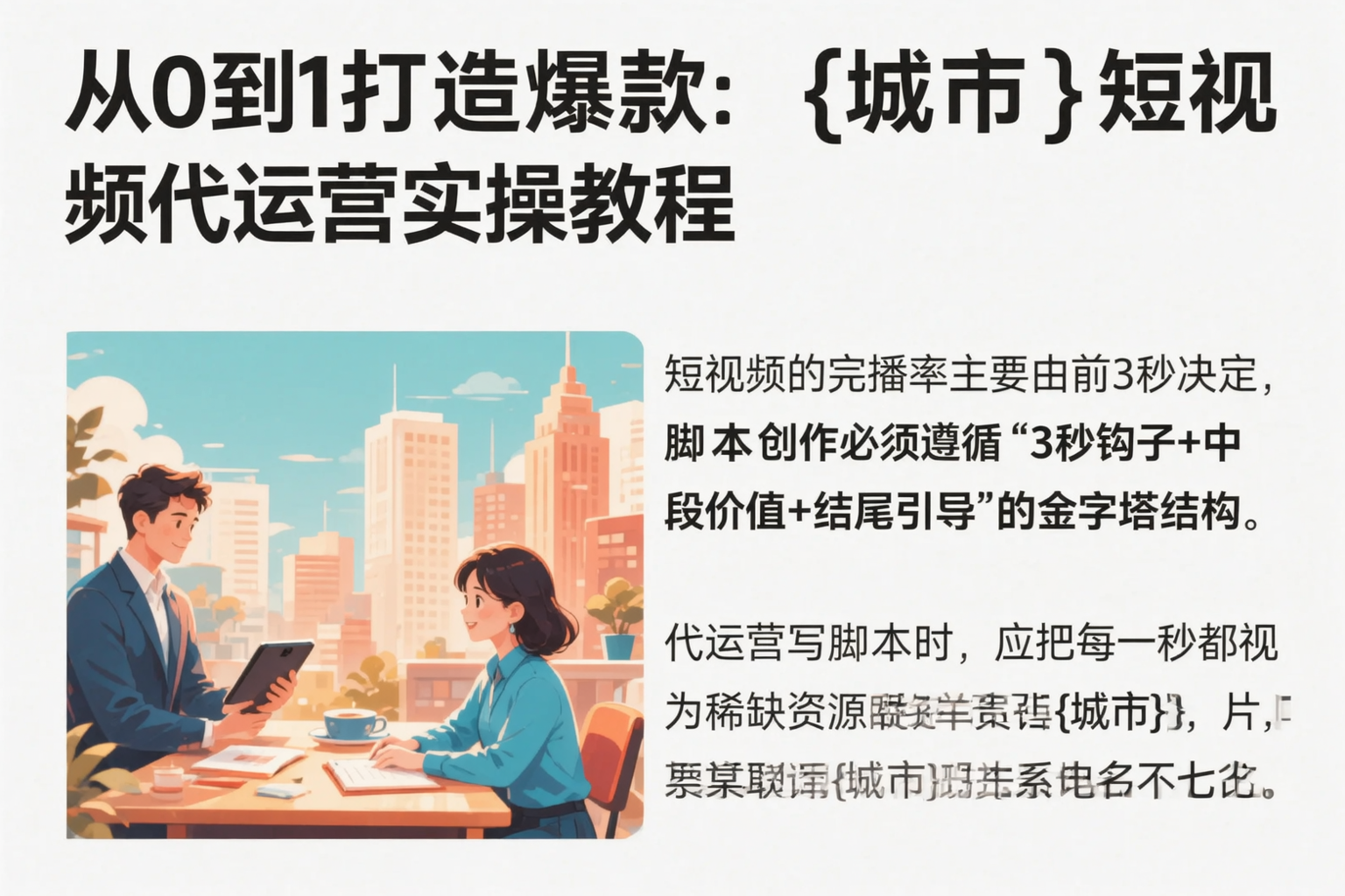 从0到1打造爆款:张家界短视频代运营实操教程