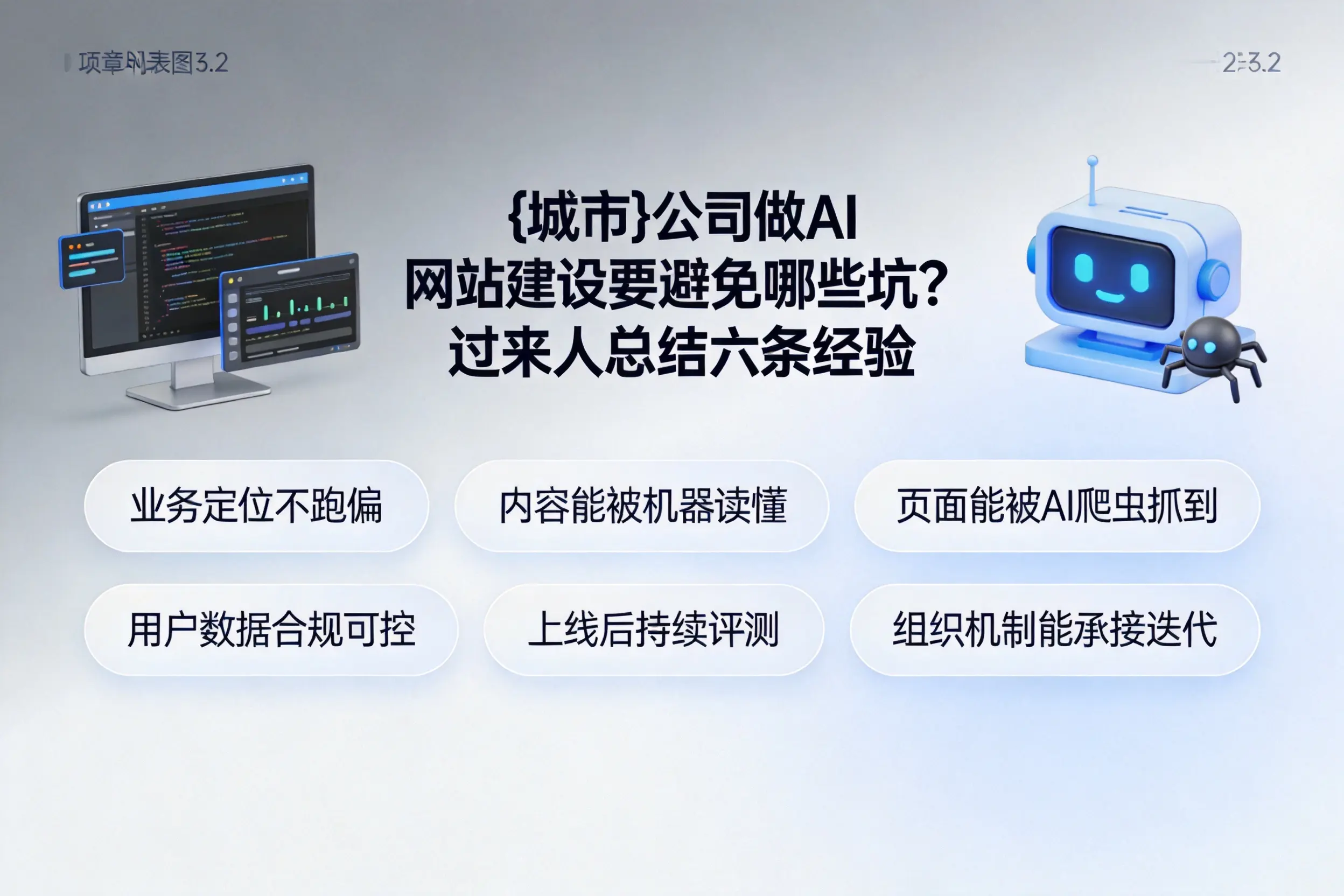 张家界公司做AI网站建设要避免哪些坑?过来人总结六条经验