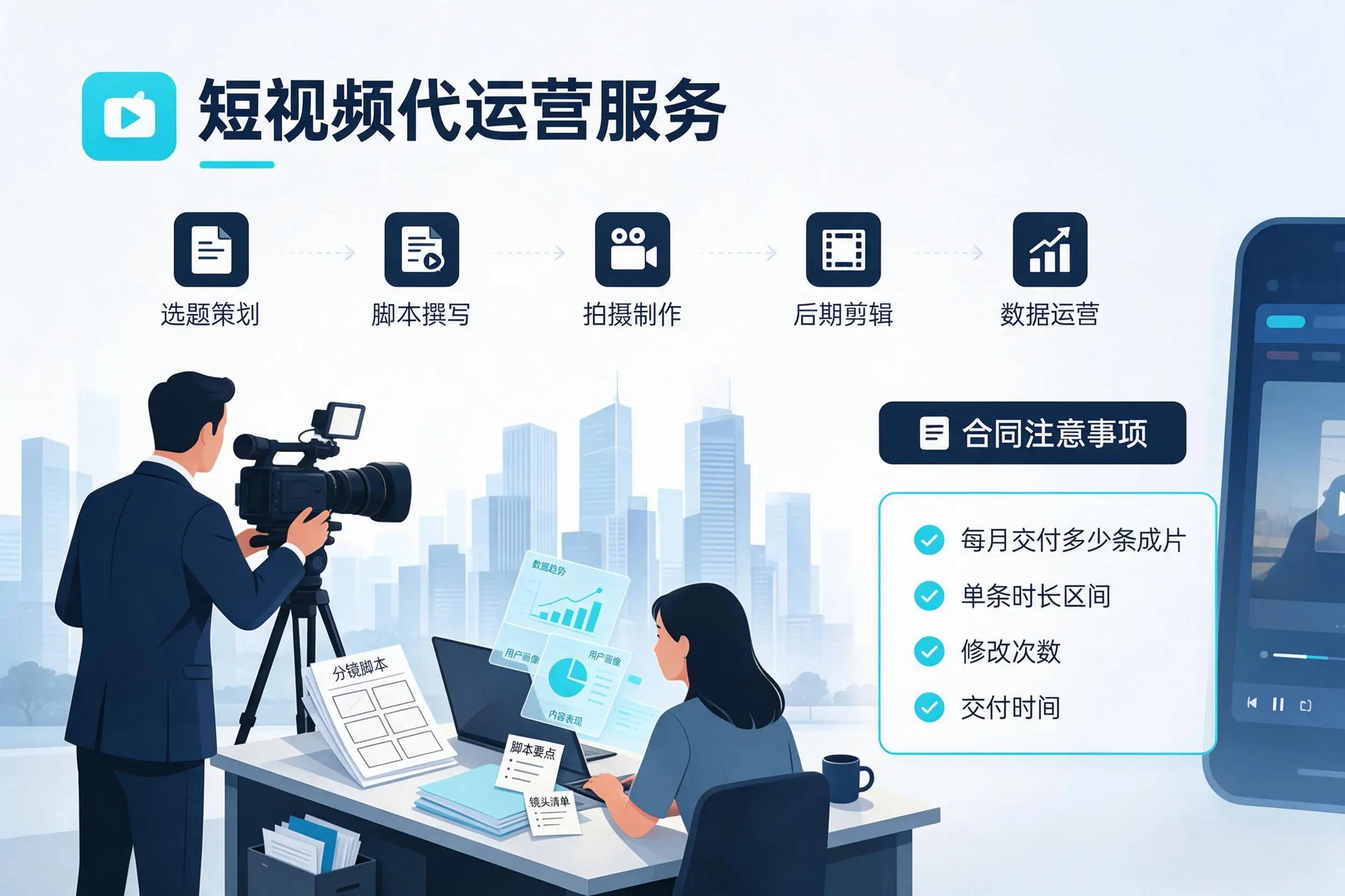短视频代运营包含哪些服务?张家界企业常见问题科普