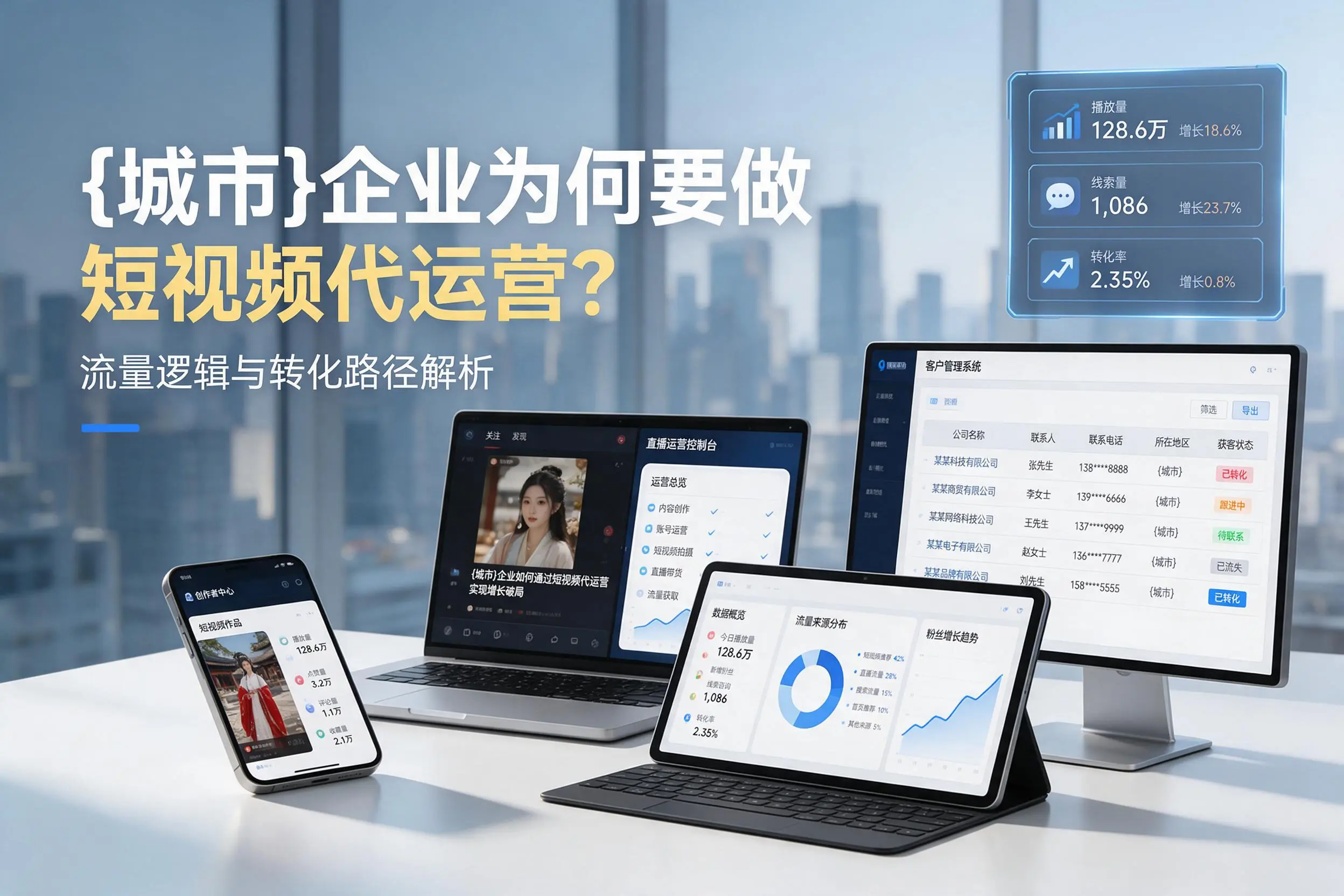 张家界企业为何要做短视频代运营？流量逻辑与转化路径解析