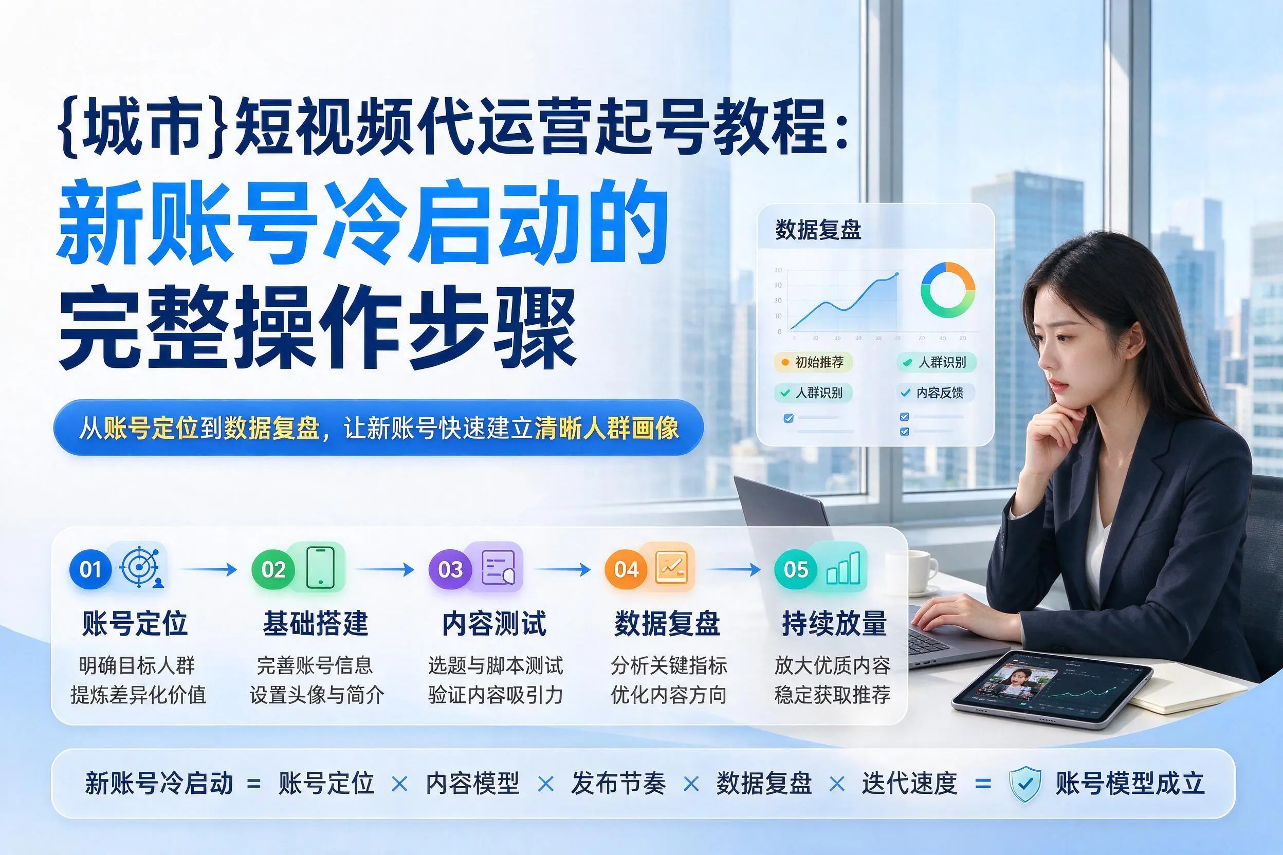 张家界短视频代运营起号教程：新账号冷启动的完整操作步骤