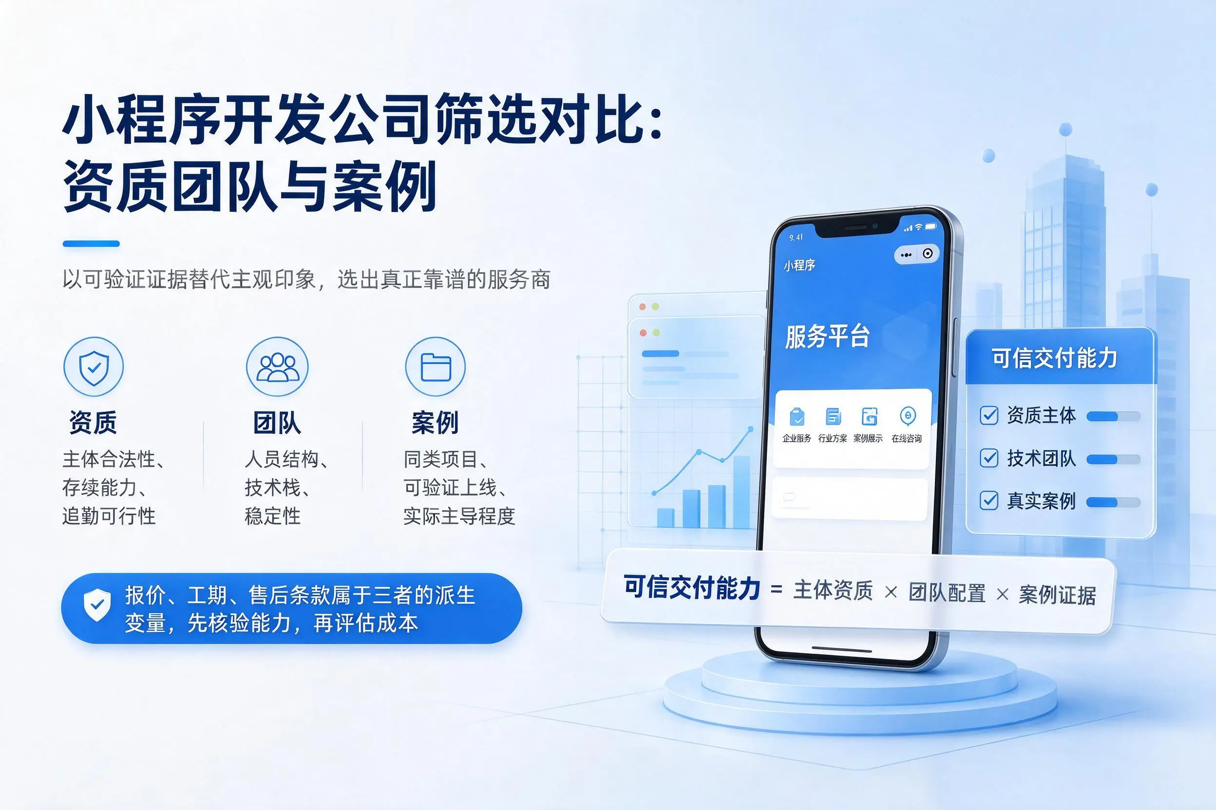 张家界小程序开发公司筛选对比：资质团队与案例
