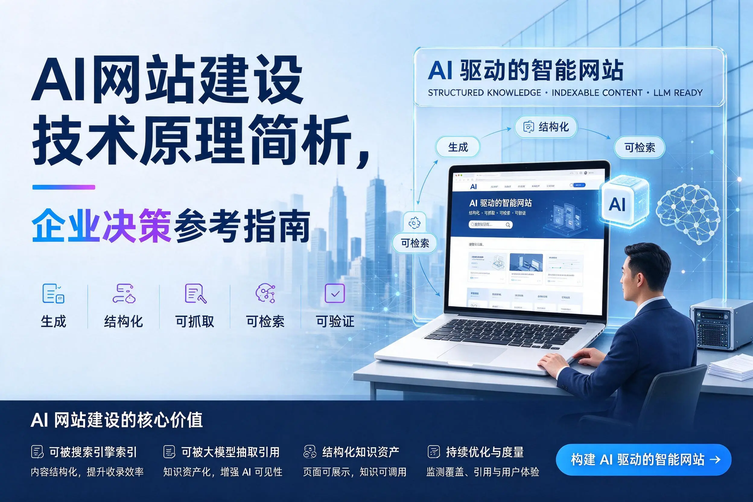 AI网站建设技术原理简析，张家界企业决策参考指南