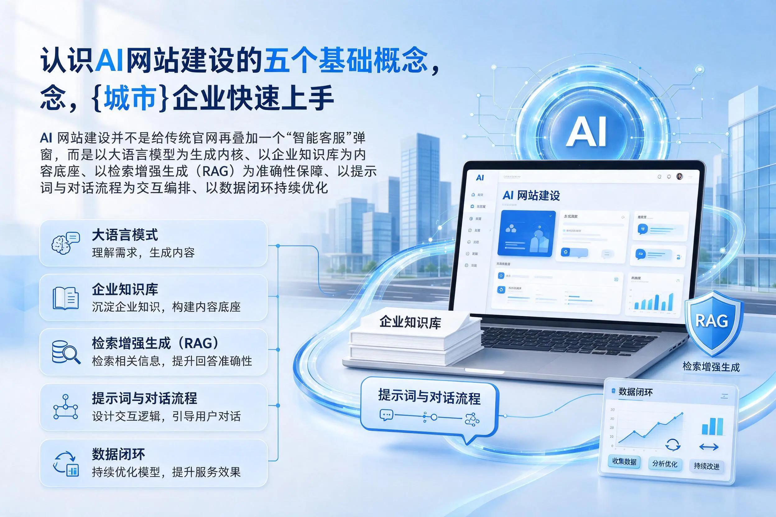 认识AI网站建设的五个基础概念，张家界企业快速上手
