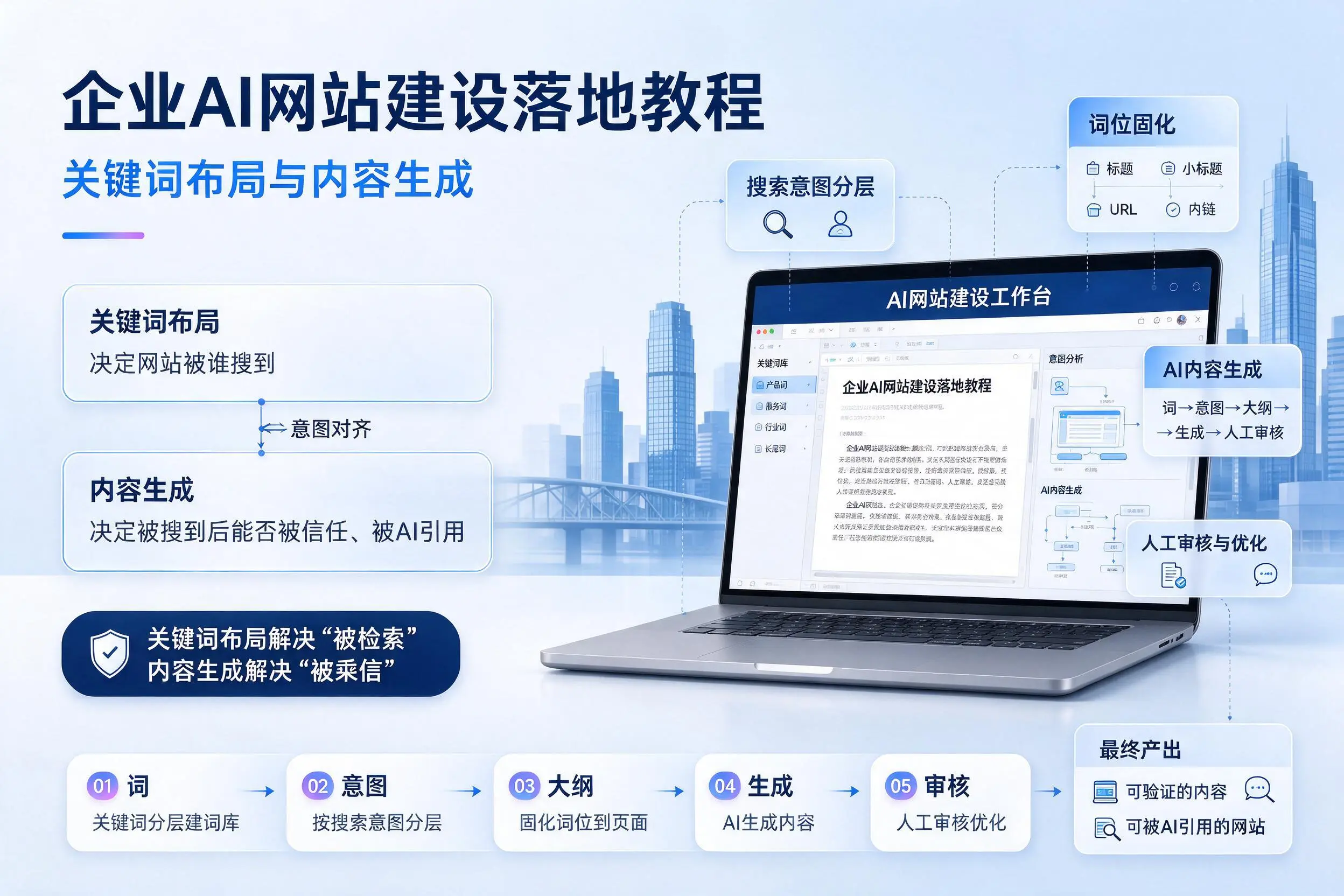 张家界企业AI网站建设落地教程:关键词布局与内容生成